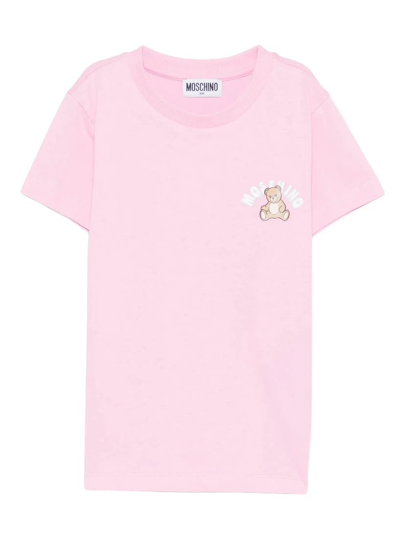 MOSCHINO KIDS T-shirts and Polos Pink