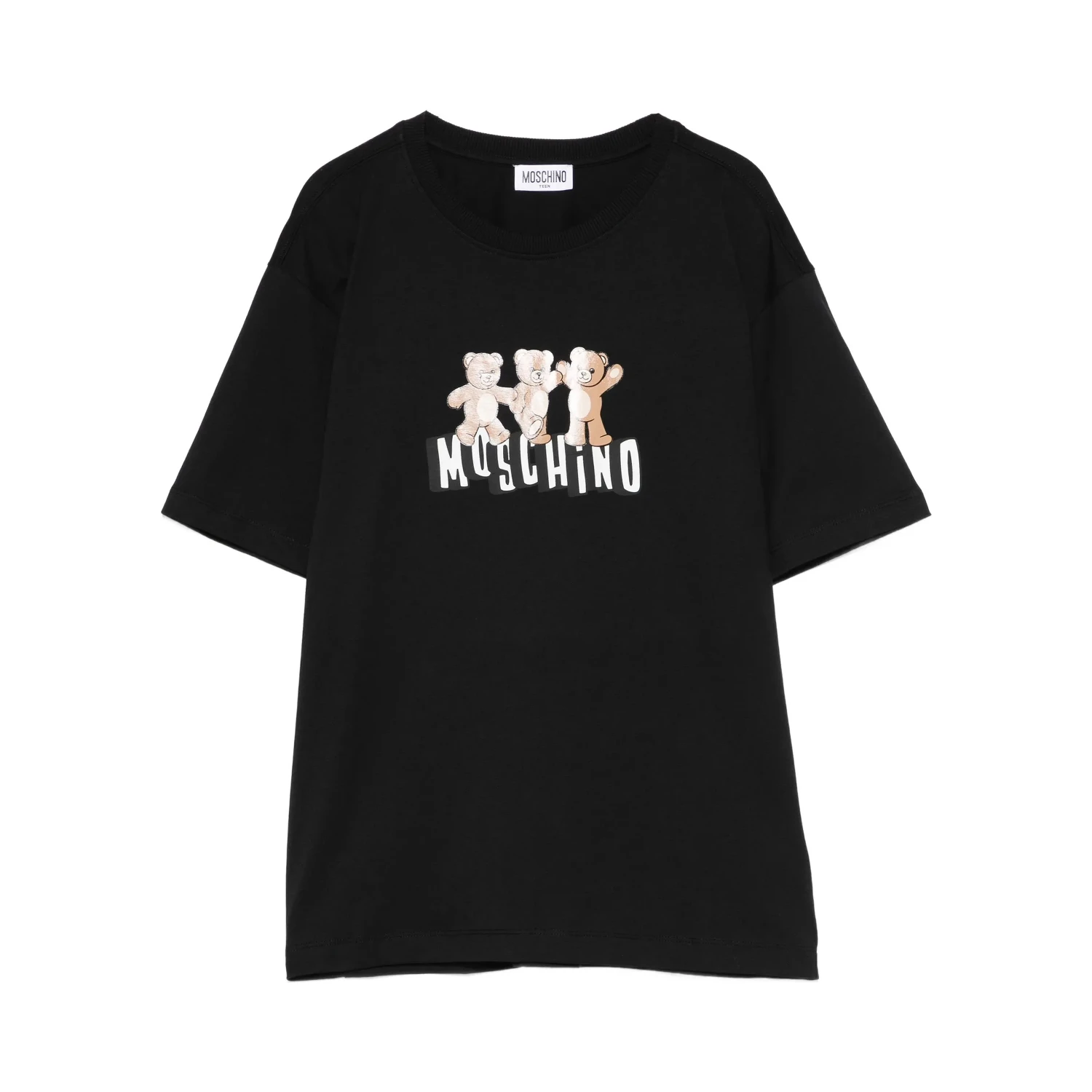 MOSCHINO KIDS T-shirts and Polos Black