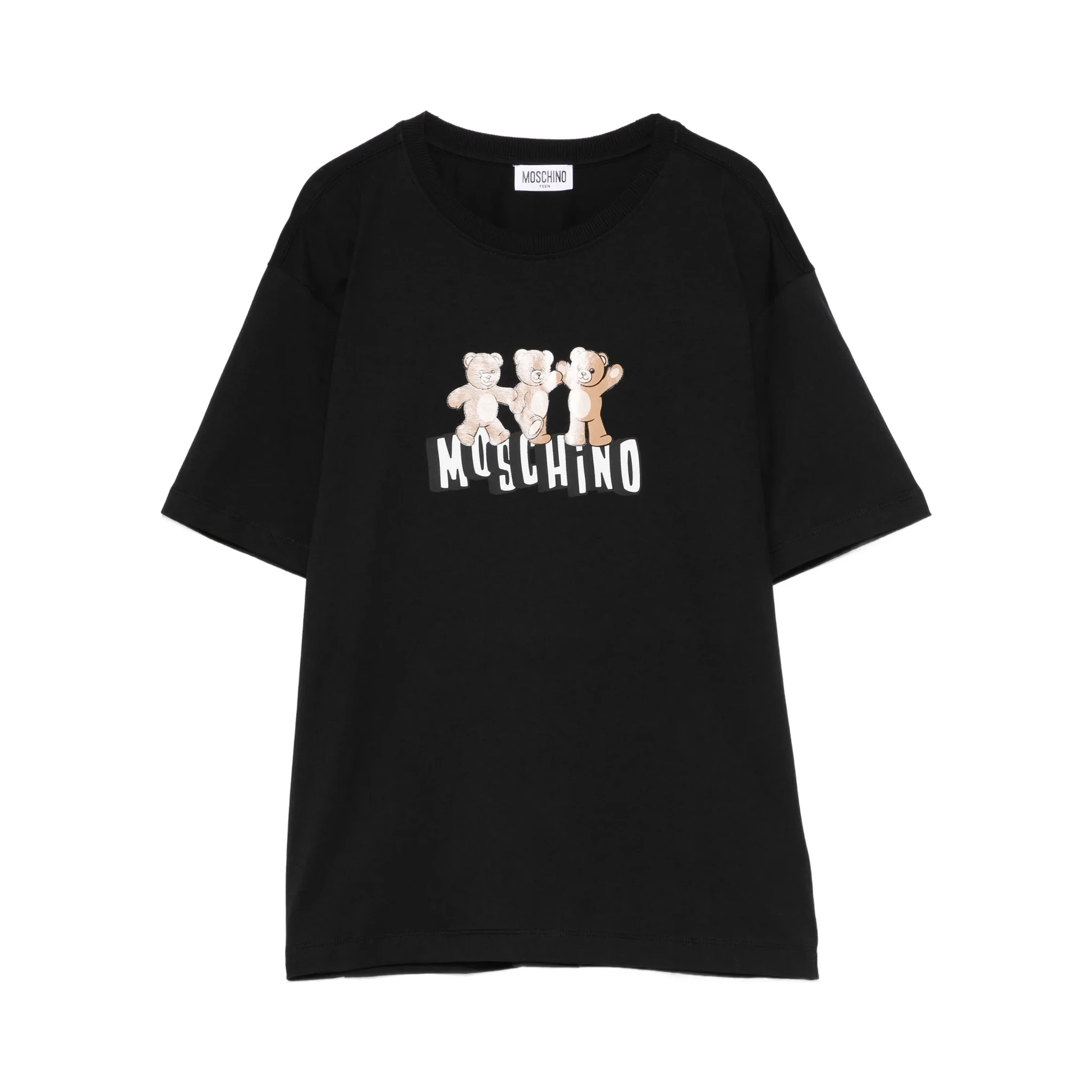MOSCHINO KIDS T-shirts and Polos Black