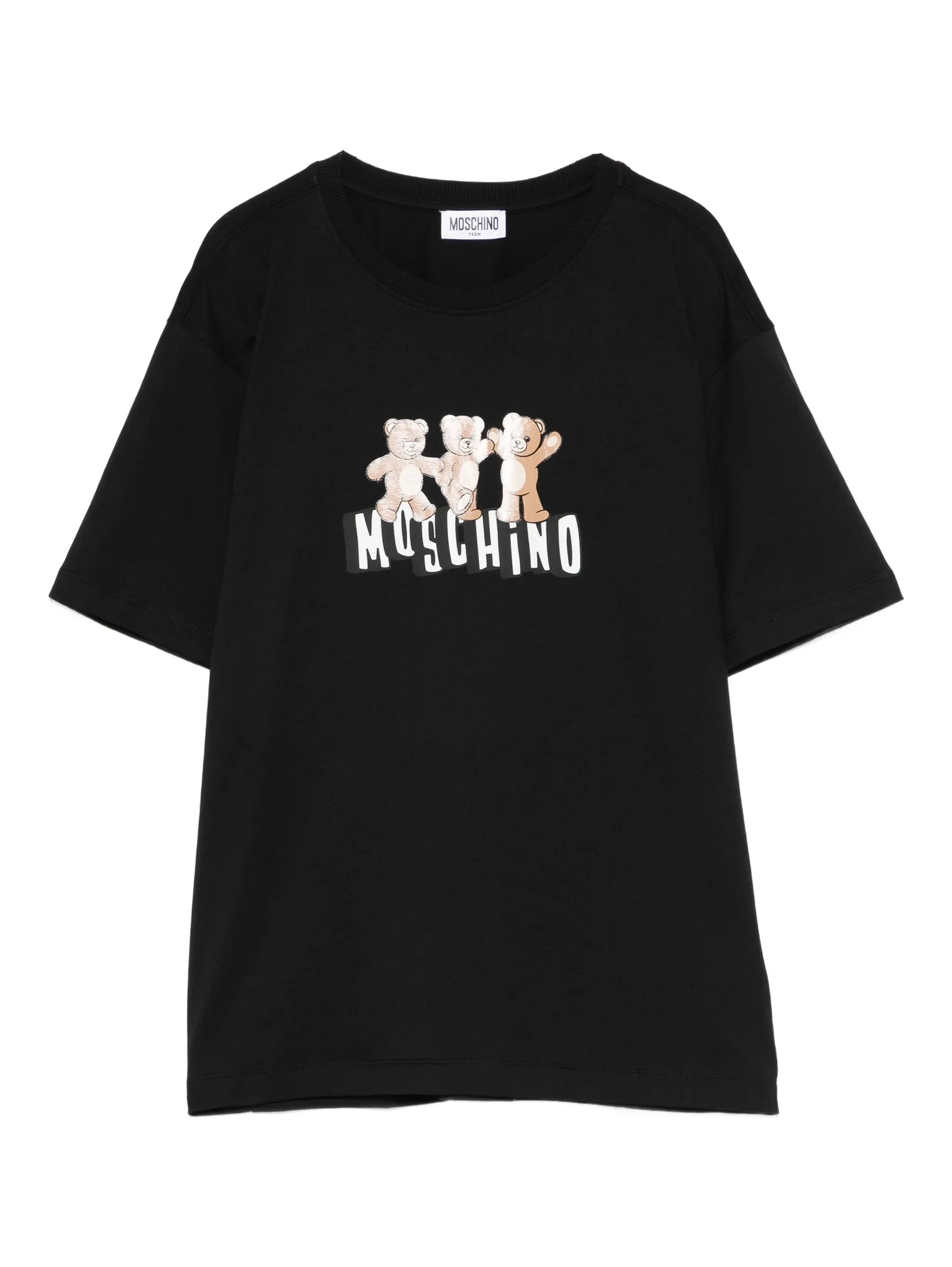 MOSCHINO KIDS T-shirts and Polos Black