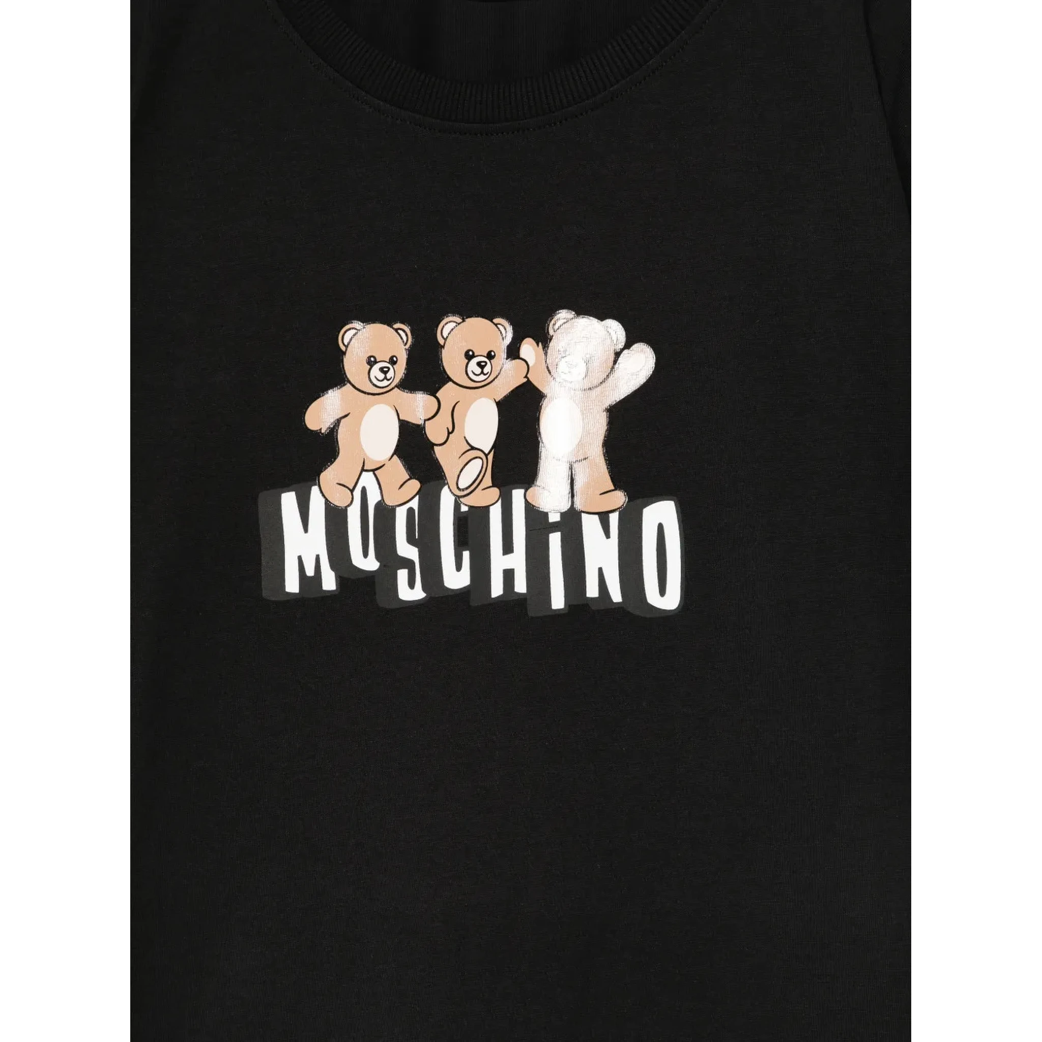 MOSCHINO KIDS T-shirts and Polos Black