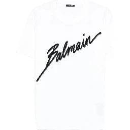 Balmain T-shirts and Polos White