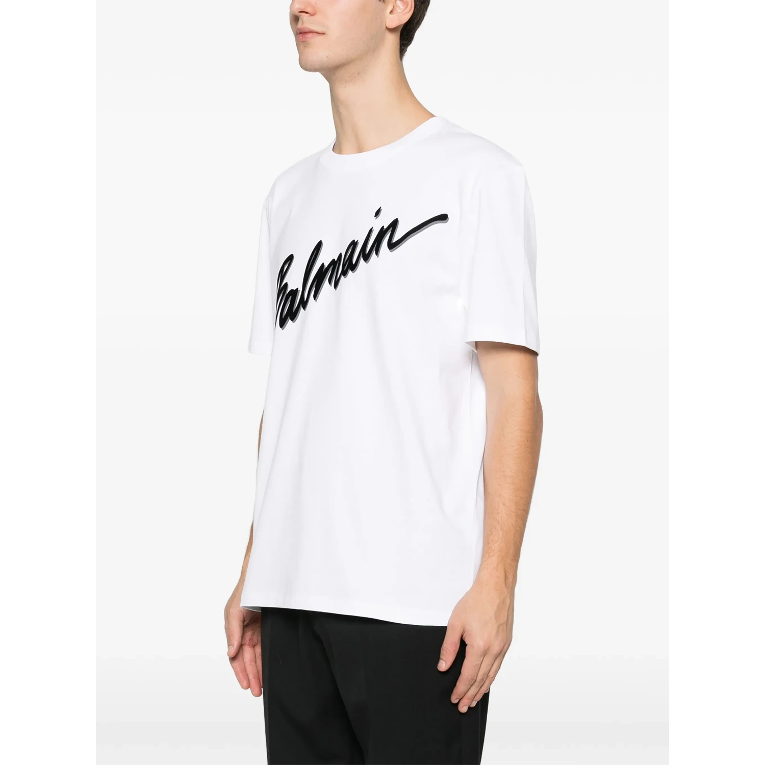Balmain T-shirts and Polos White