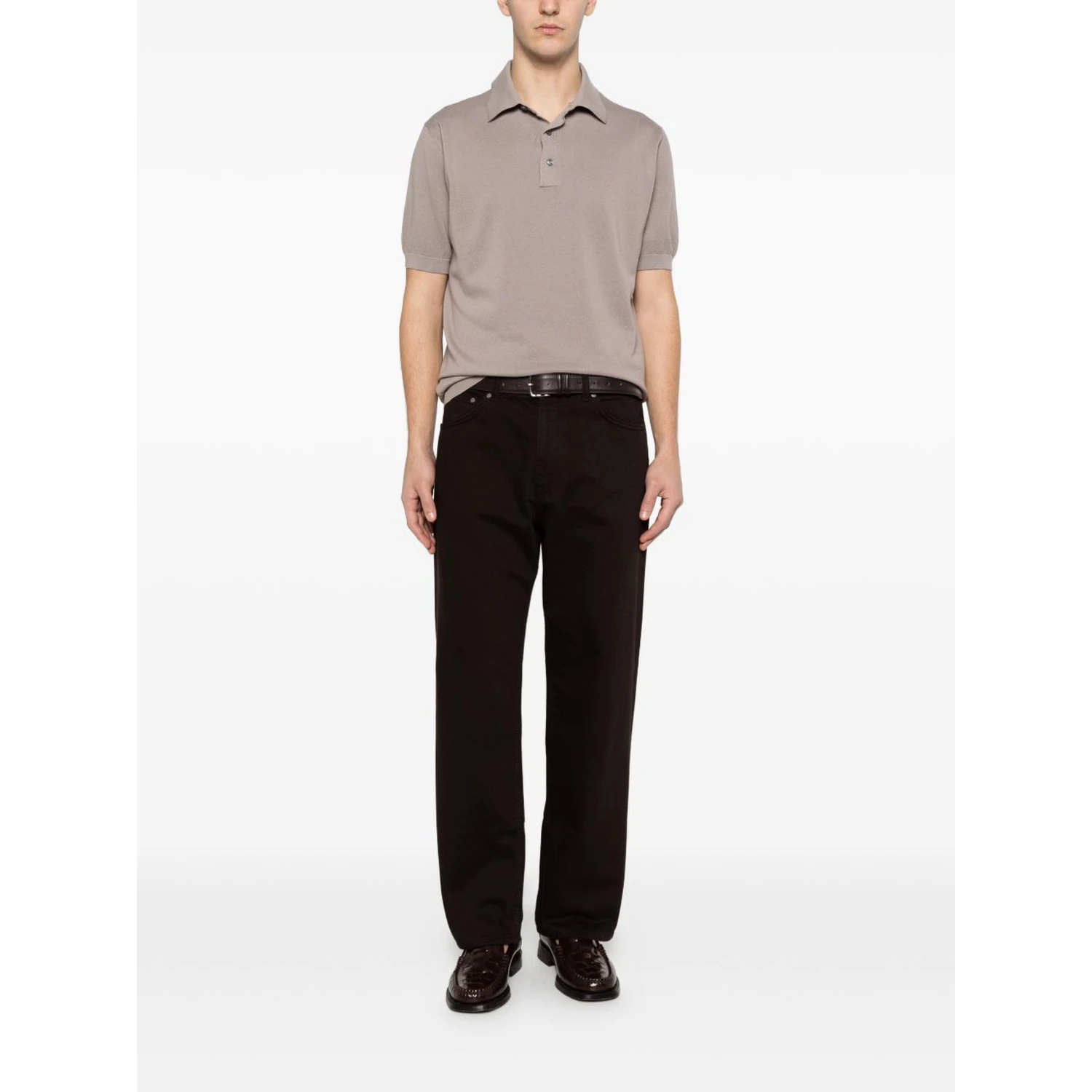 Lardini T-shirts and Polos Brown