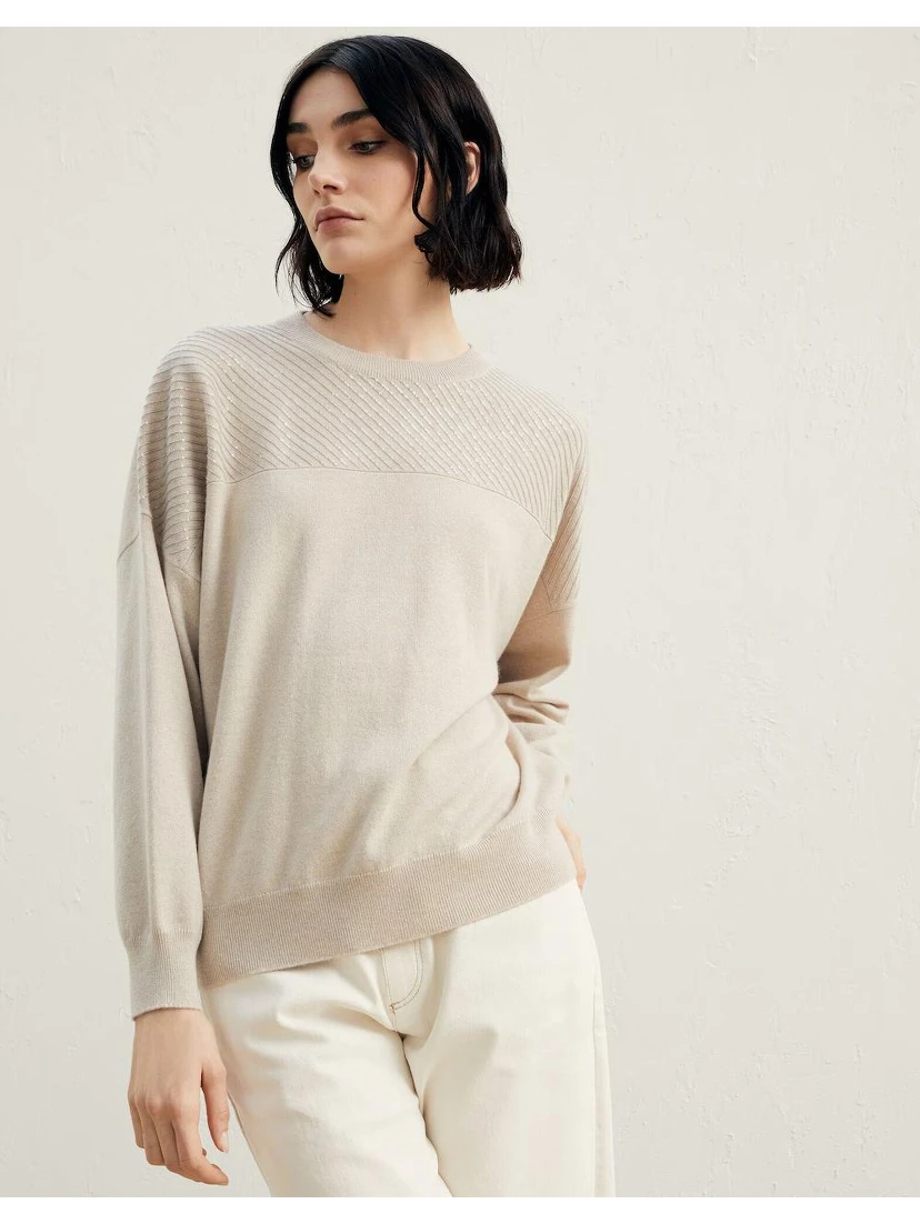 Natural Cashmere Sweater