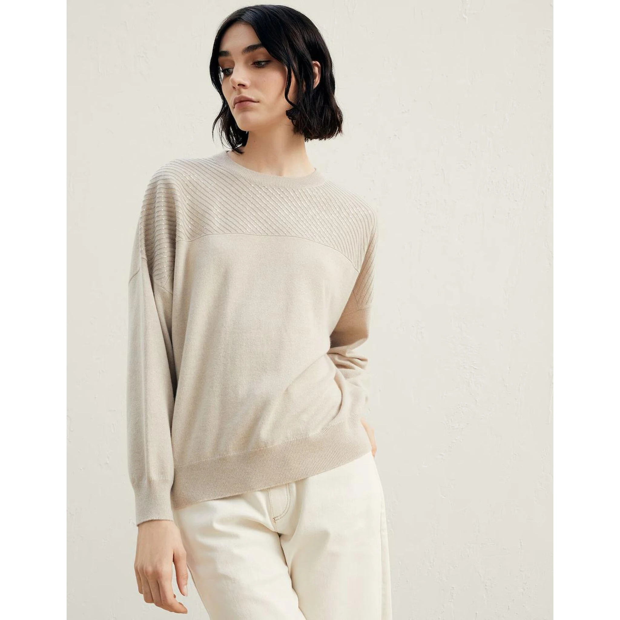 Natural Cashmere Sweater