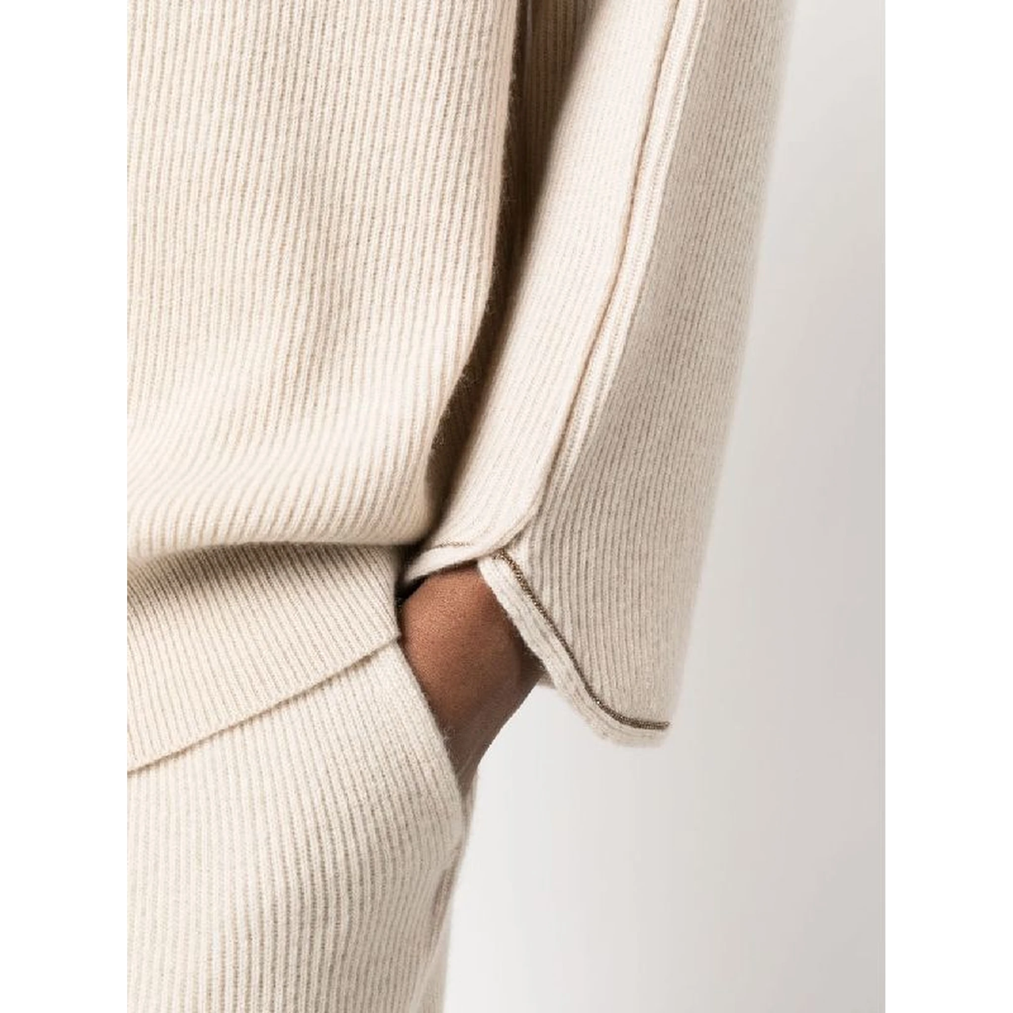 Beige Cashmere Sweater