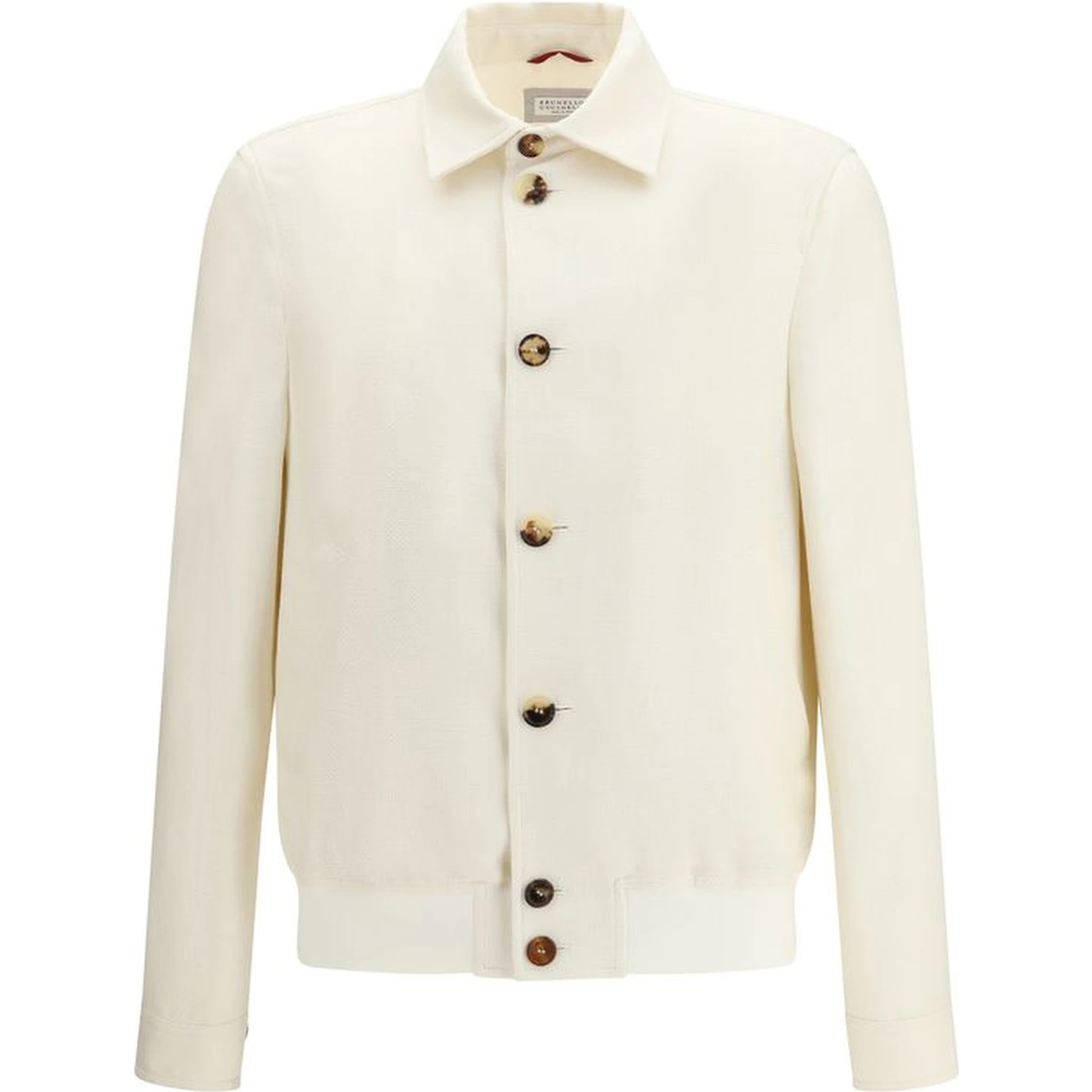 White Silk Shell Jacket