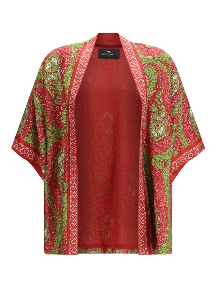 Multicolor Silk Cloacks