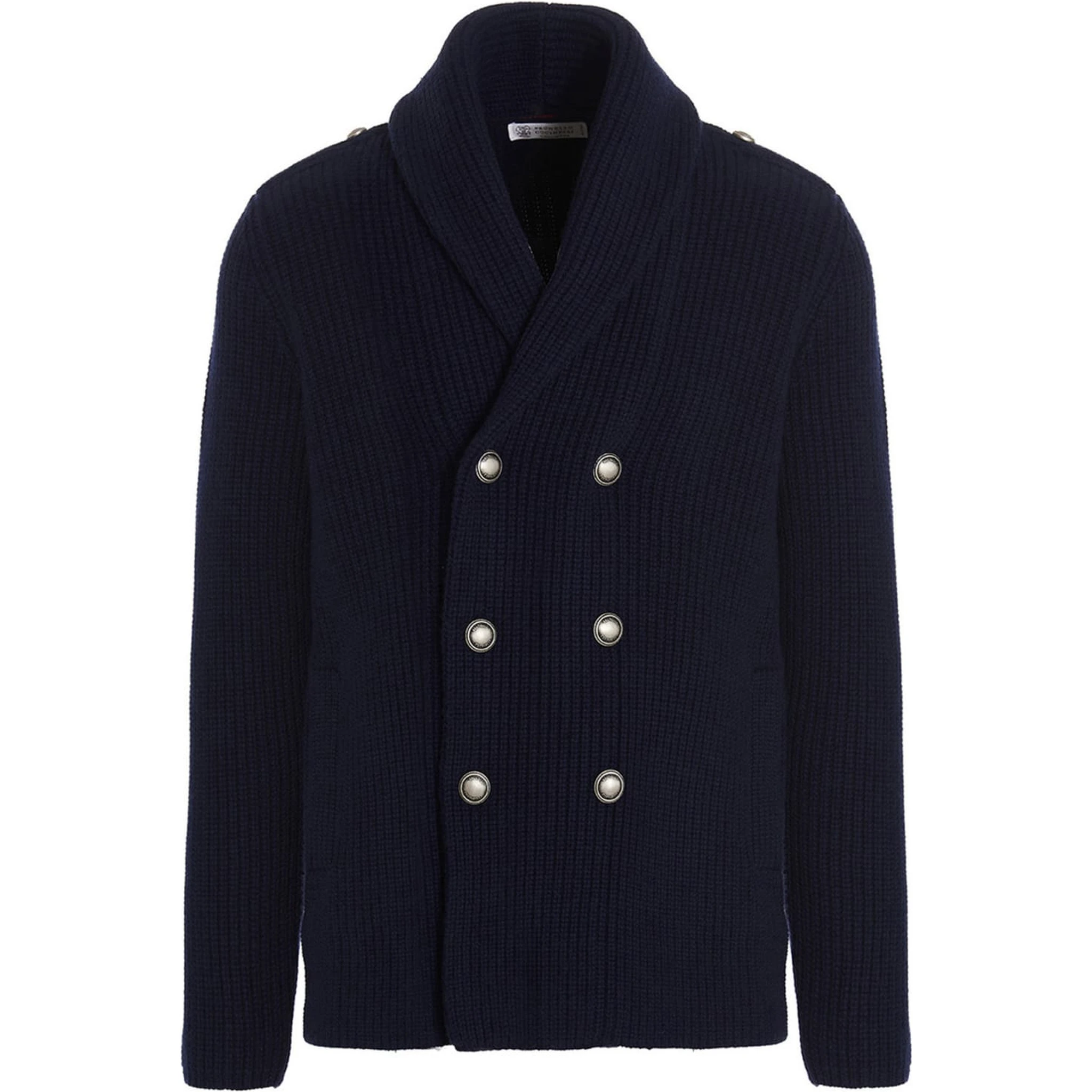 Navy Blue Wool Sweater