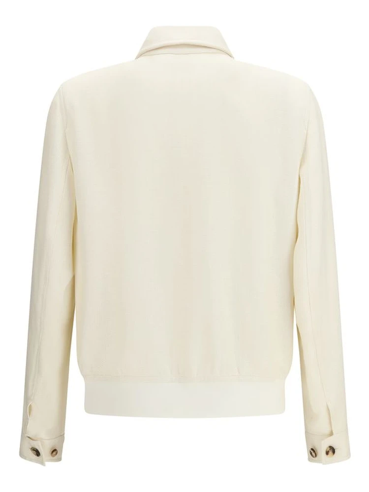White Silk Shell Jacket alternative