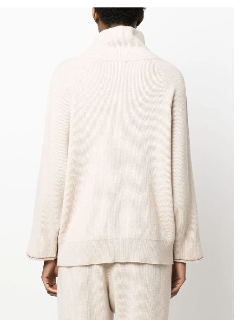 Beige Cashmere Sweater
