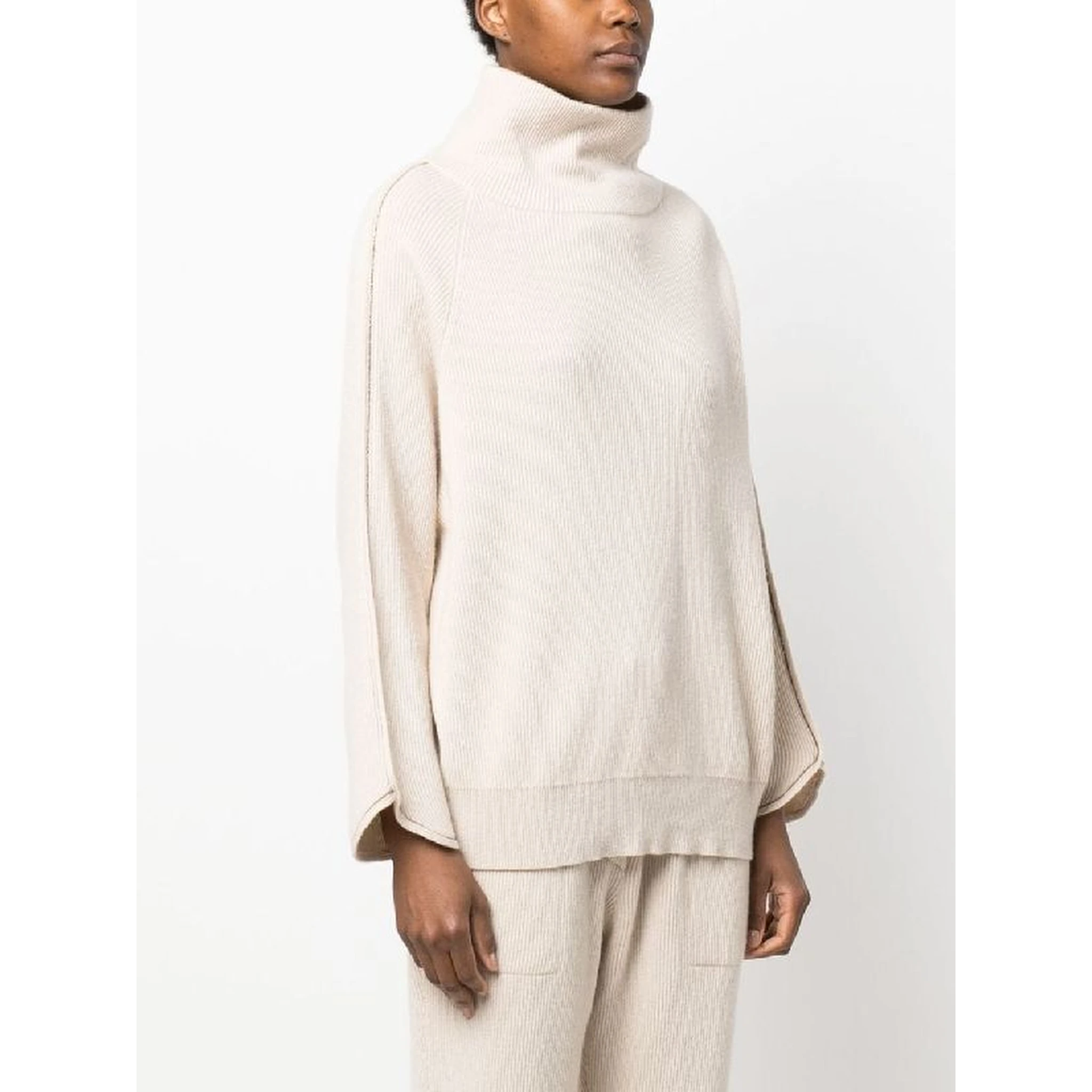 Beige Cashmere Sweater