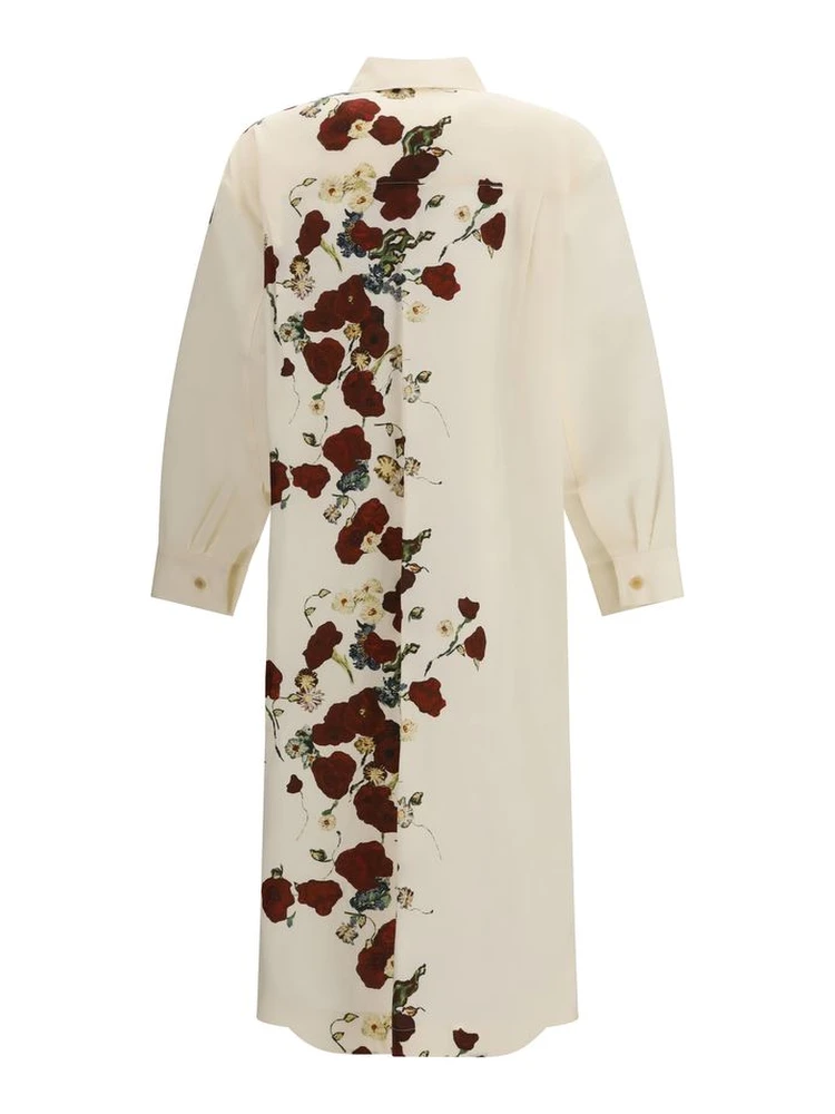 Beige Silk Casual Dress alternative