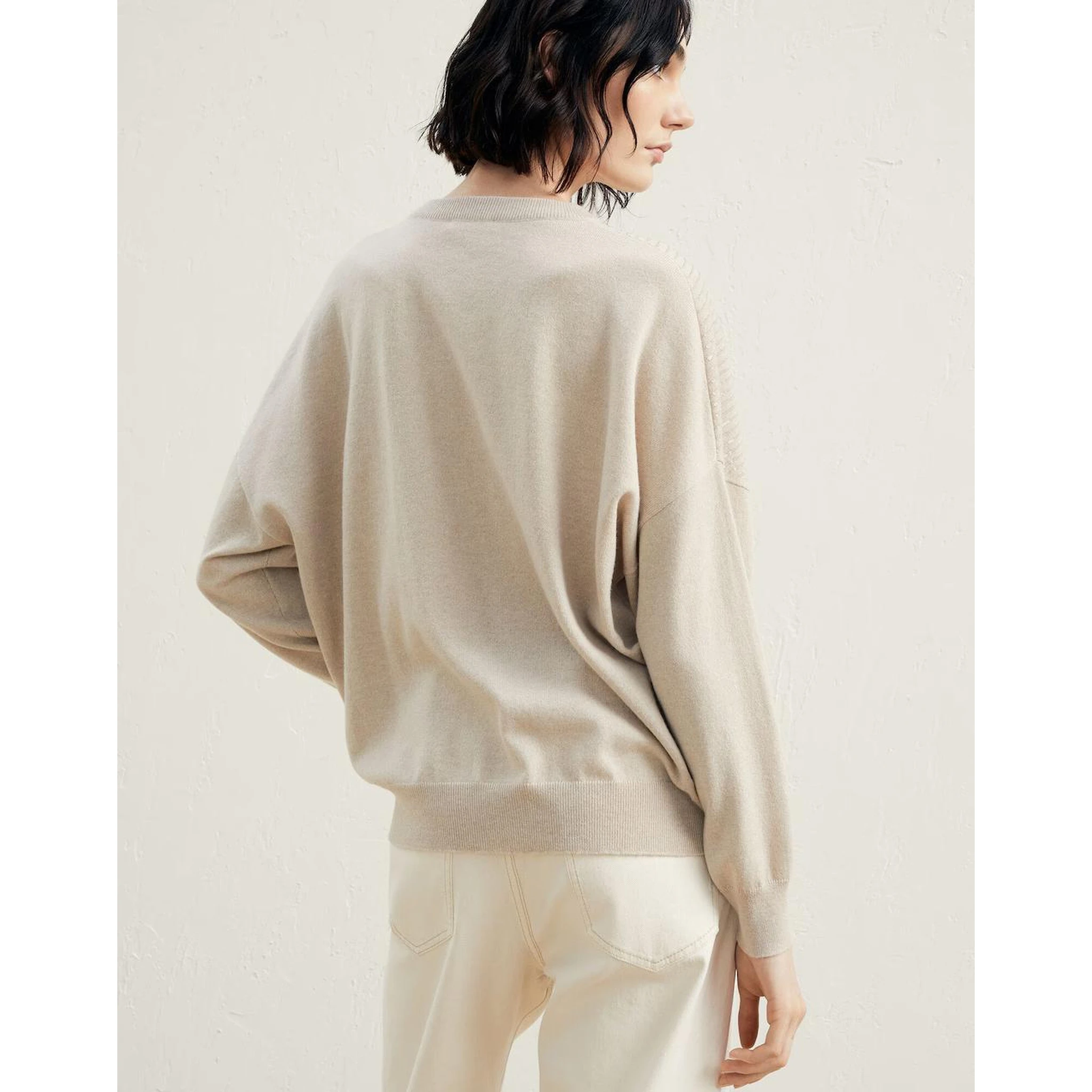 Natural Cashmere Sweater