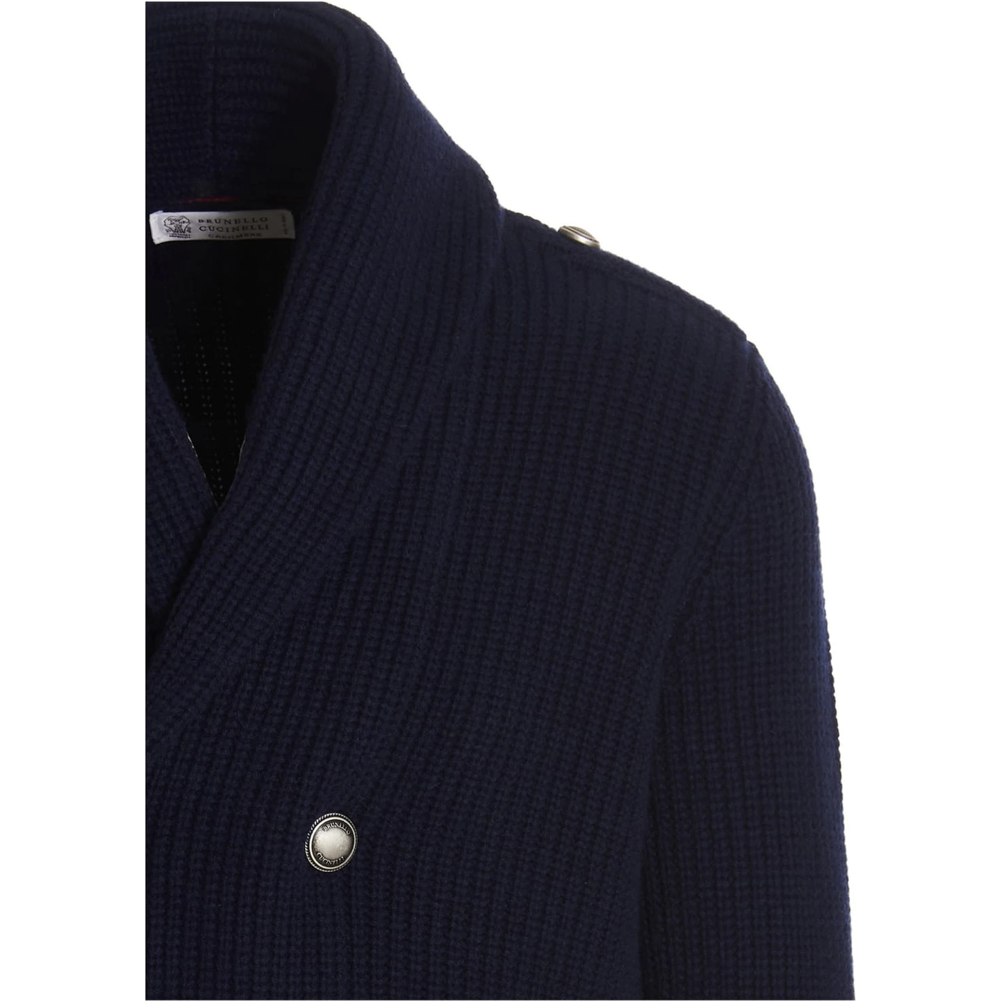 Navy Blue Wool Sweater