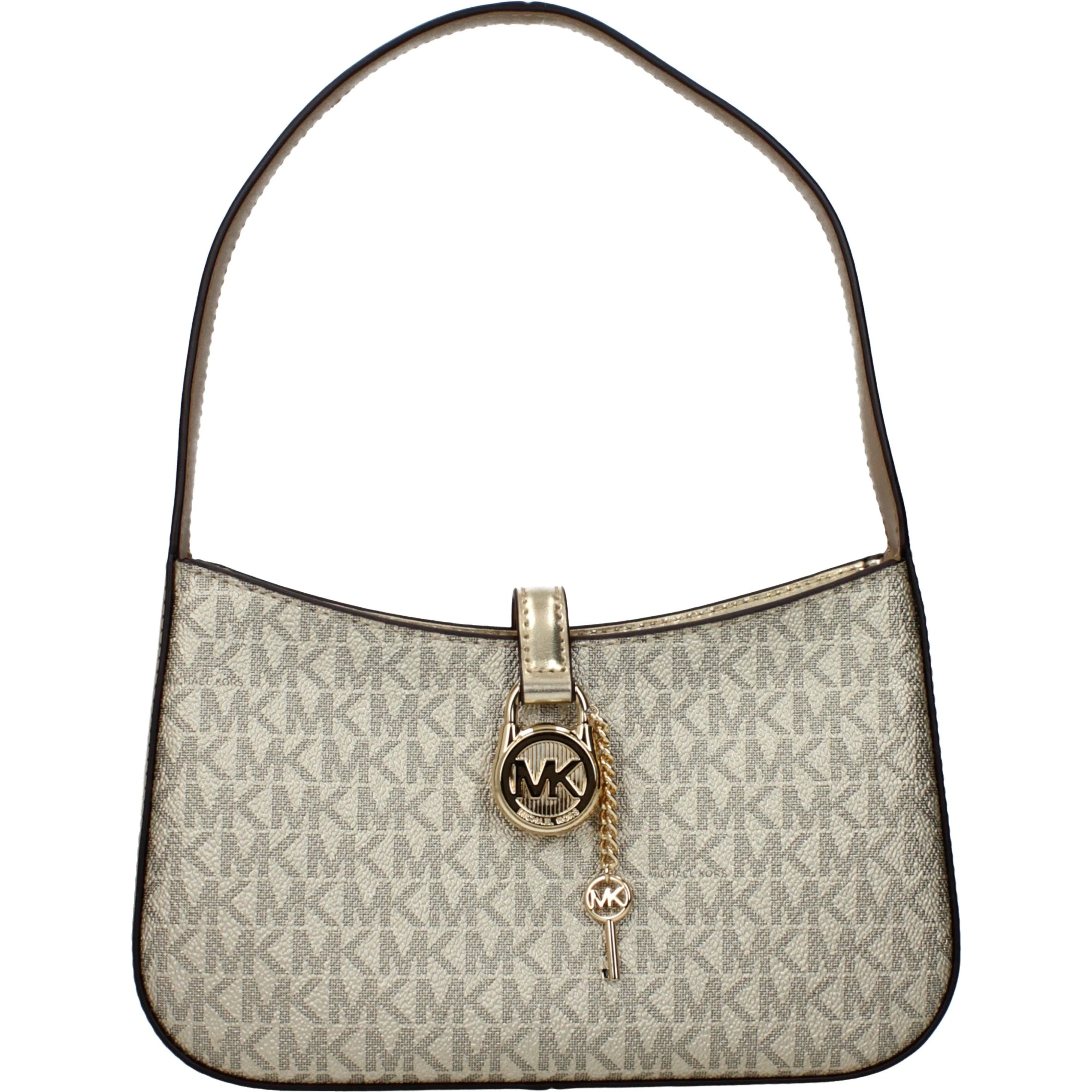 Gold Fabric Handbag