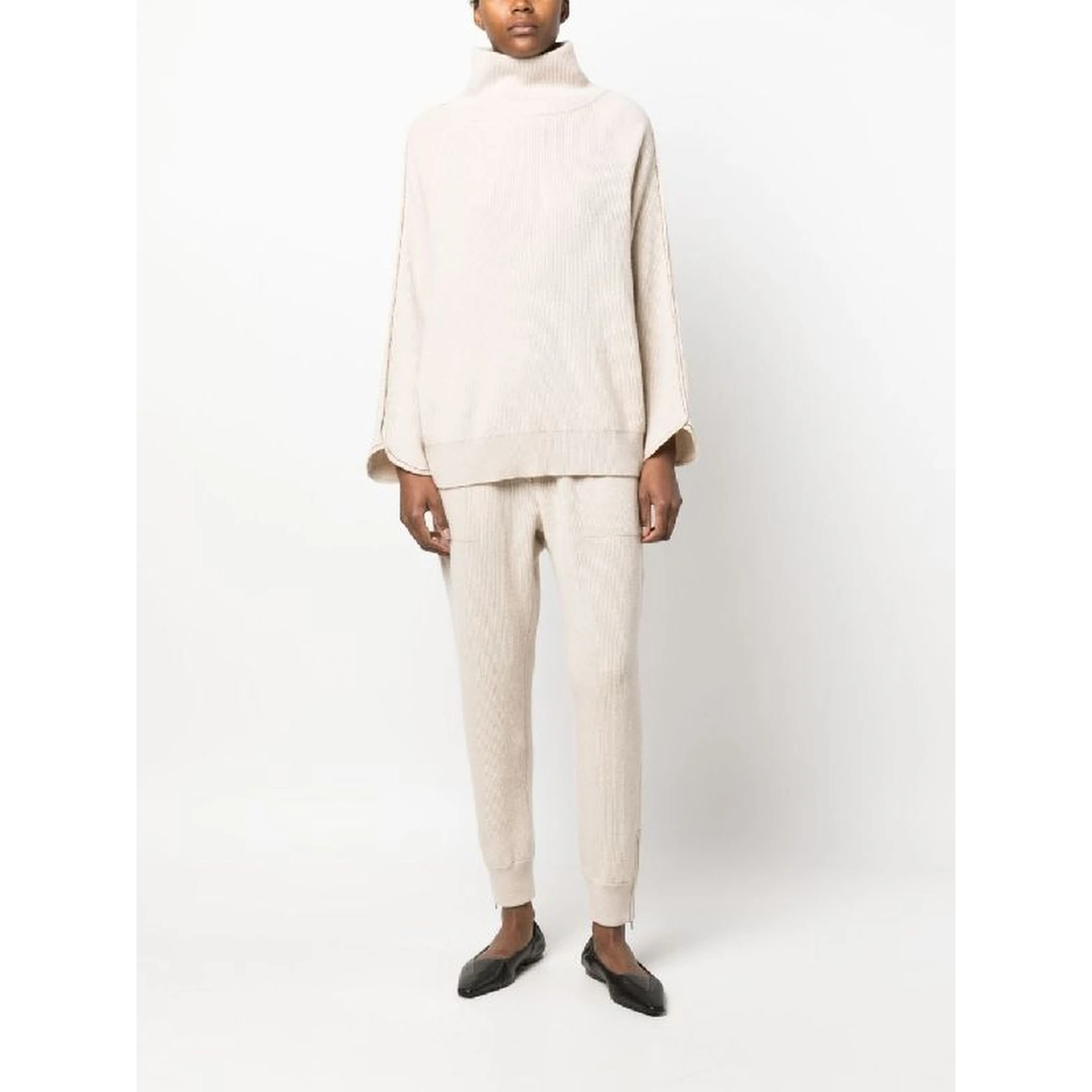 Beige Cashmere Sweater