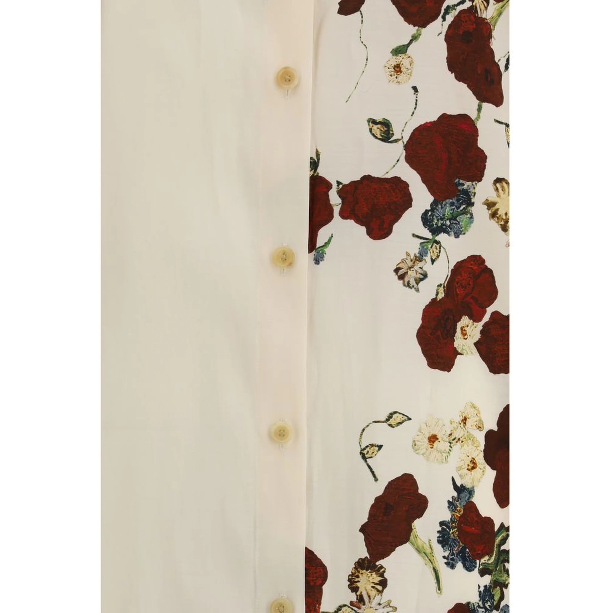 Beige Silk Casual Dress