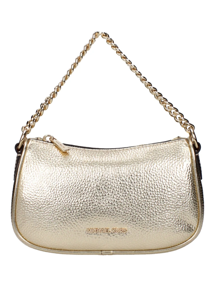 Gold Leather Handbag