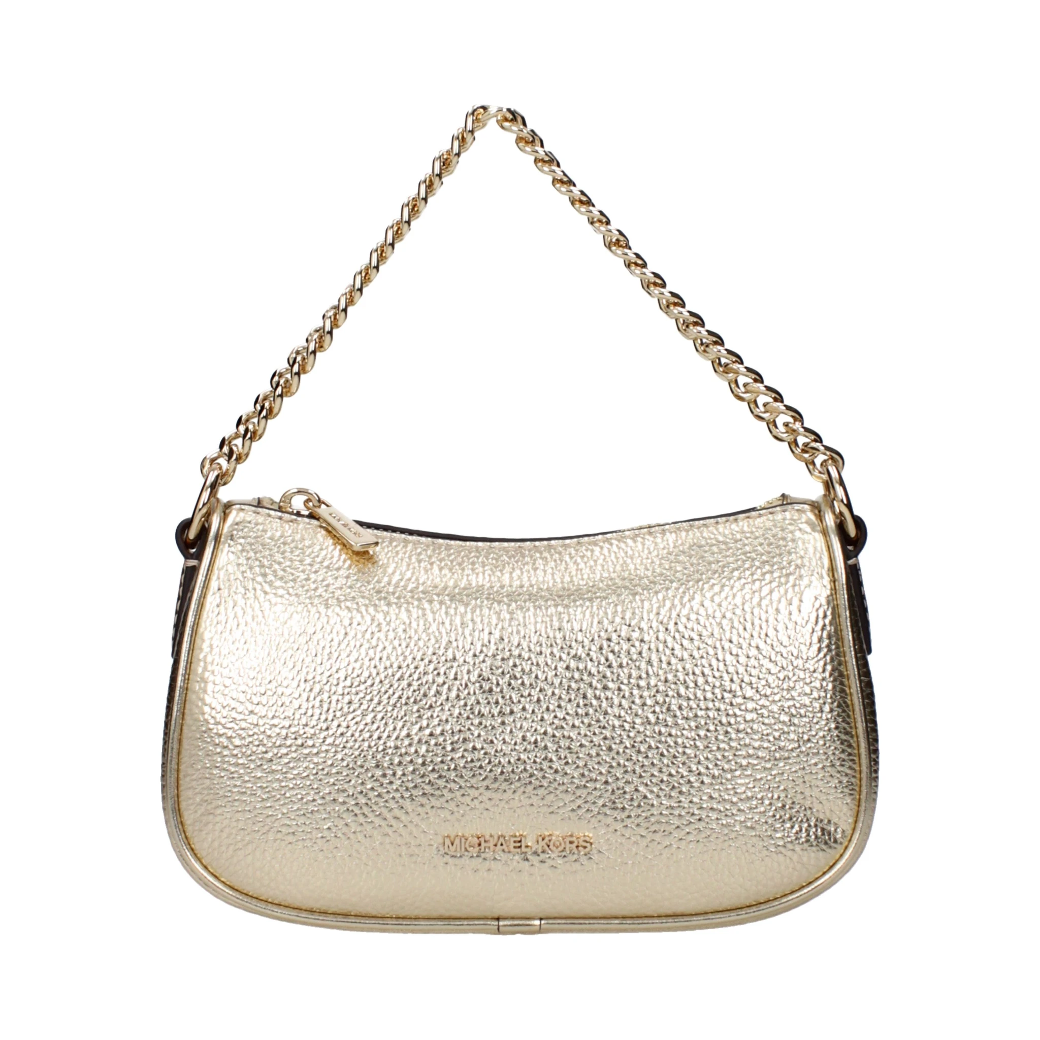 Gold Leather Handbag