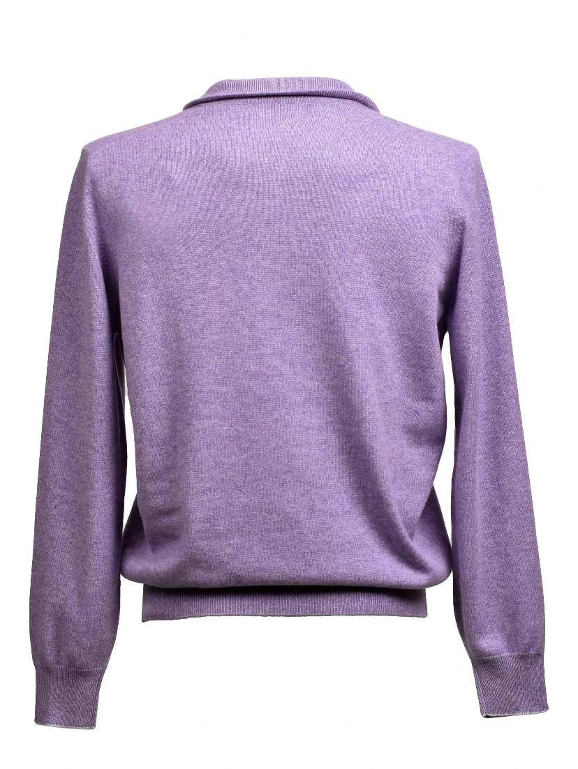 Purple Cashmere Sweater