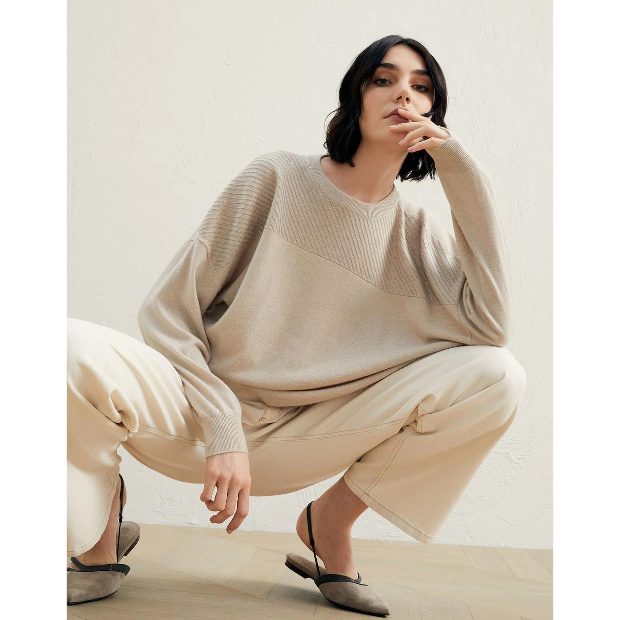 Natural Cashmere Sweater