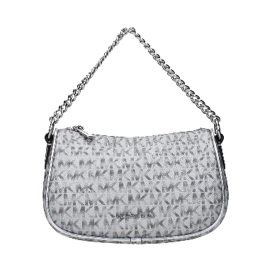 Gray Fabric Handbag