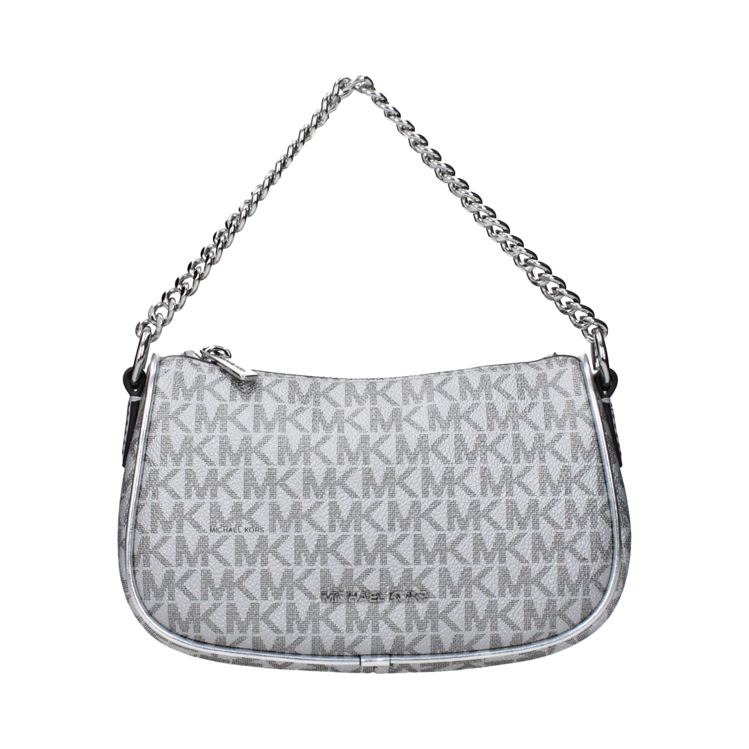 Gray Fabric Handbag