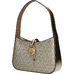 Gold Fabric Handbag