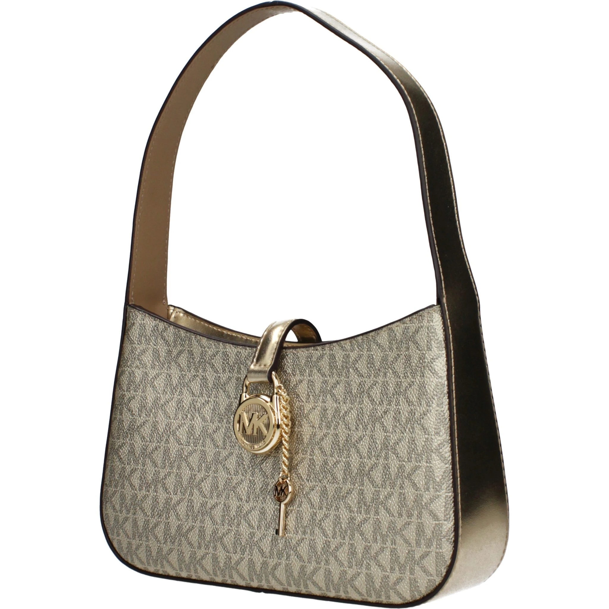 Gold Fabric Handbag