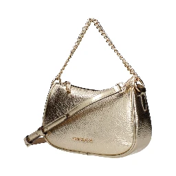Gold Leather Handbag