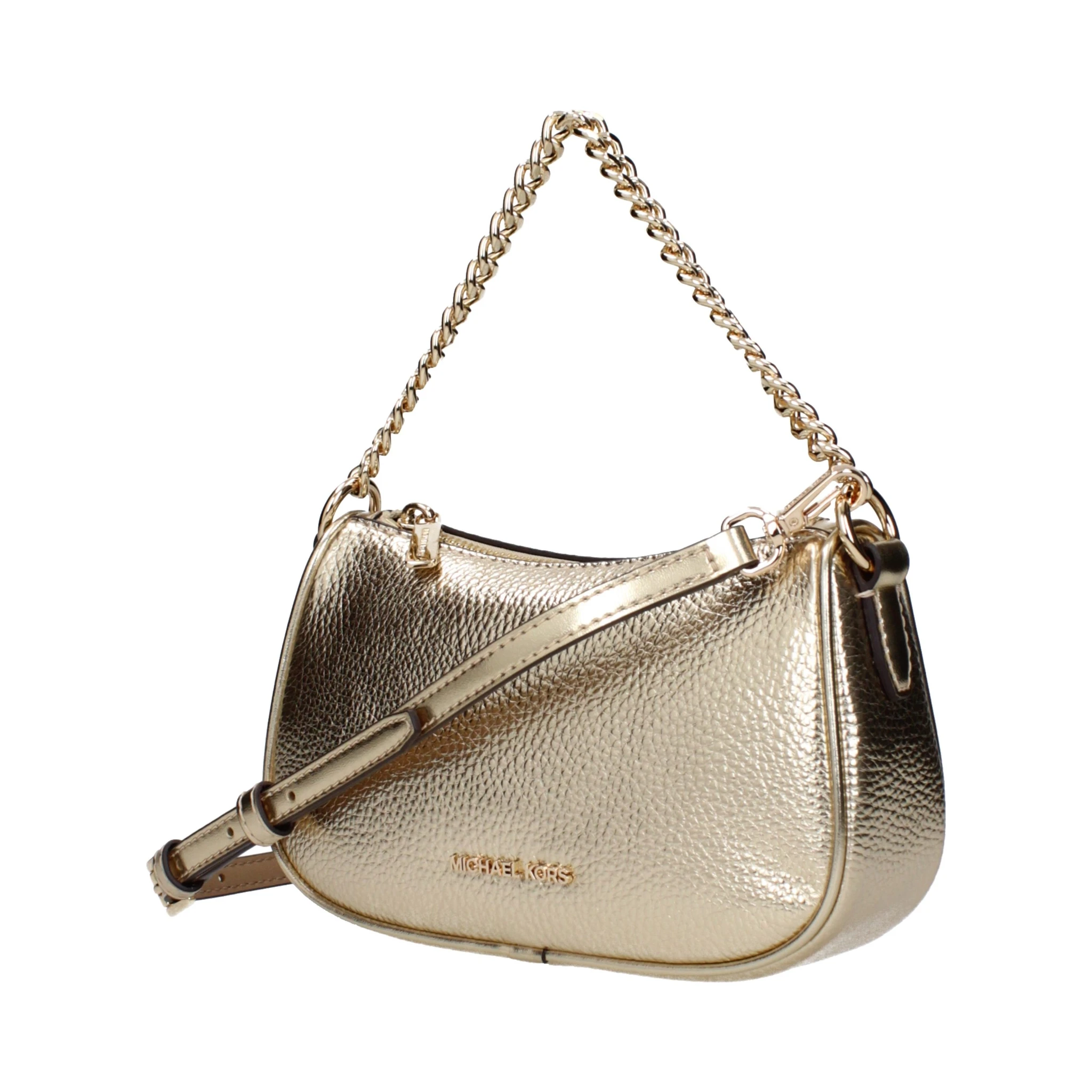 Gold Leather Handbag