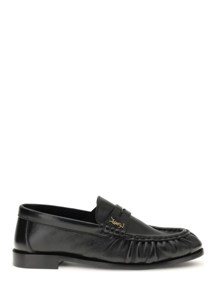 Black Lamb Ovis Aries Aries Slip-On Loafers
