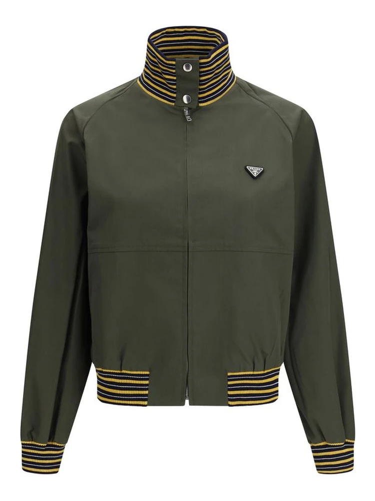 Bicolor Polyester Bomber