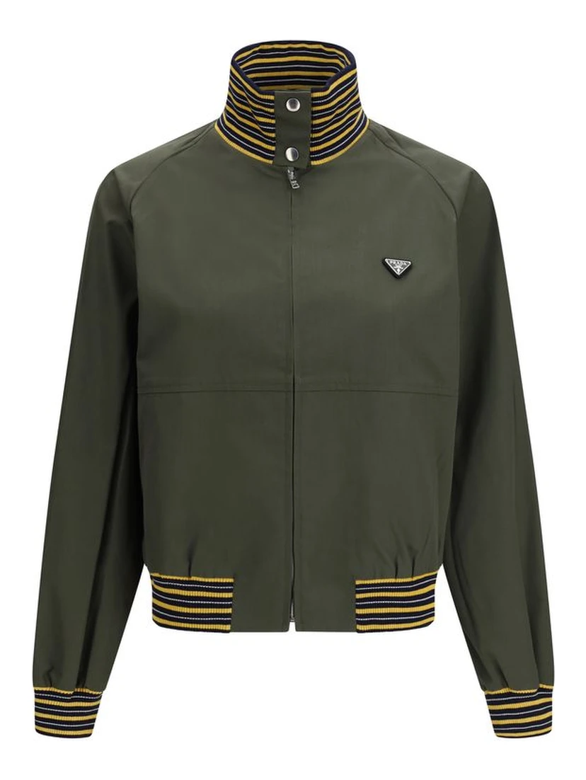 Bicolor Polyester Bomber