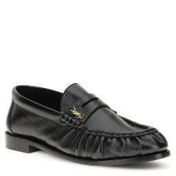 Black Lamb Ovis Aries Aries Slip-On Loafers