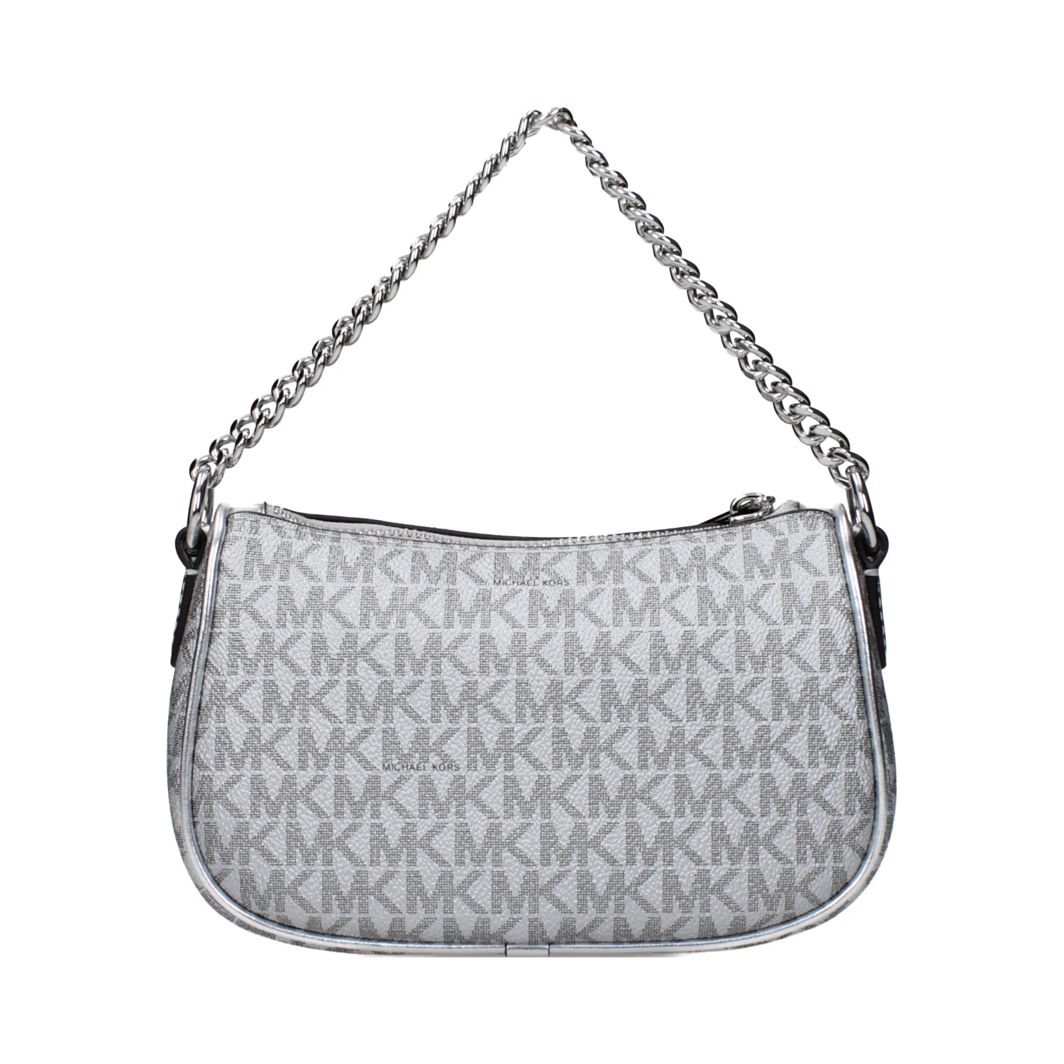 Gray Fabric Handbag