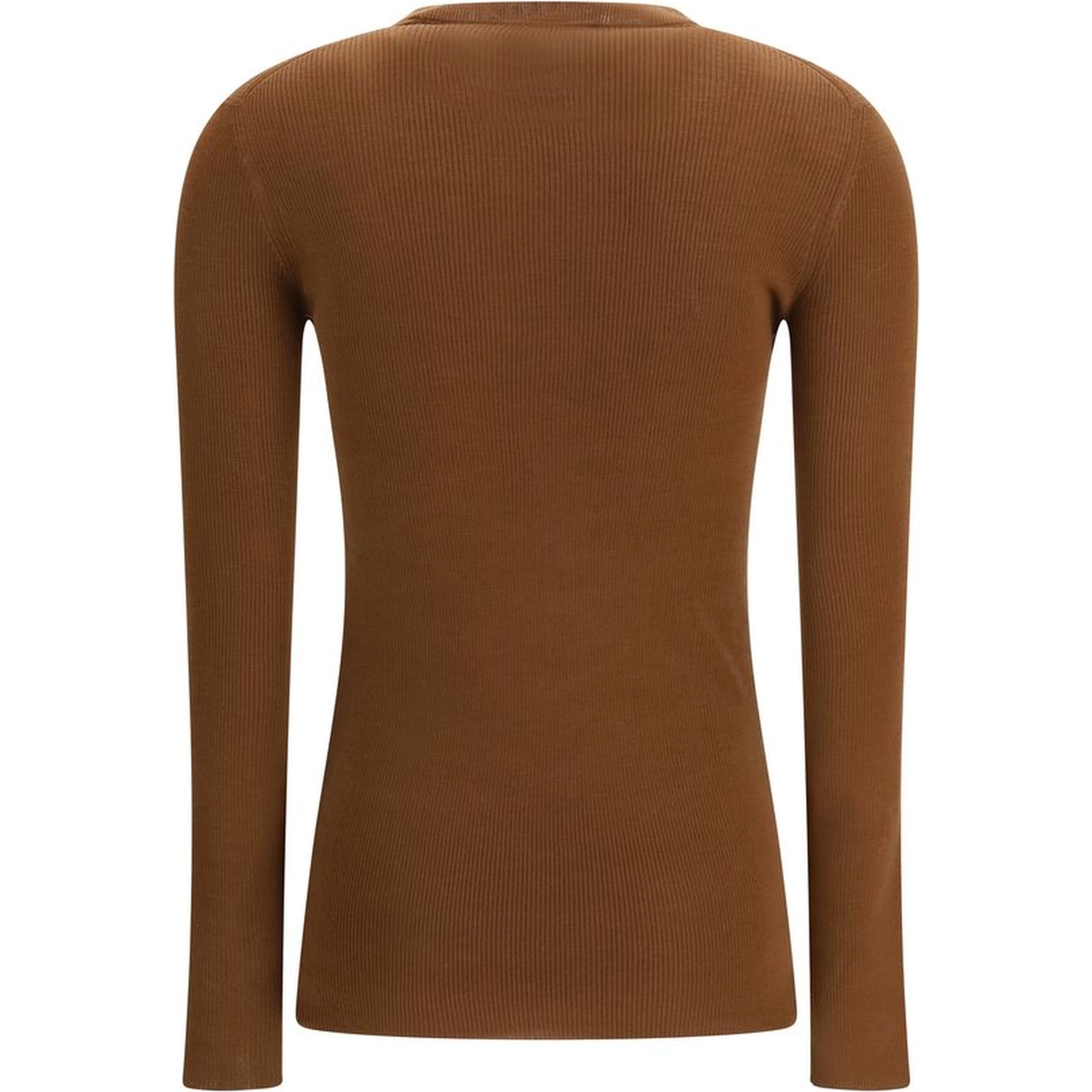 Brown Fleece Wool Cardigan
