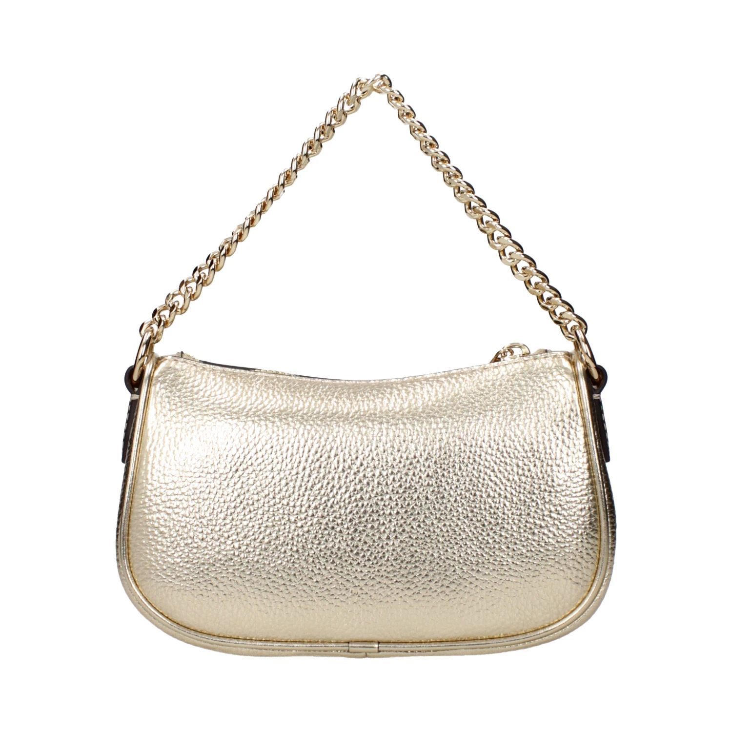 Gold Leather Handbag