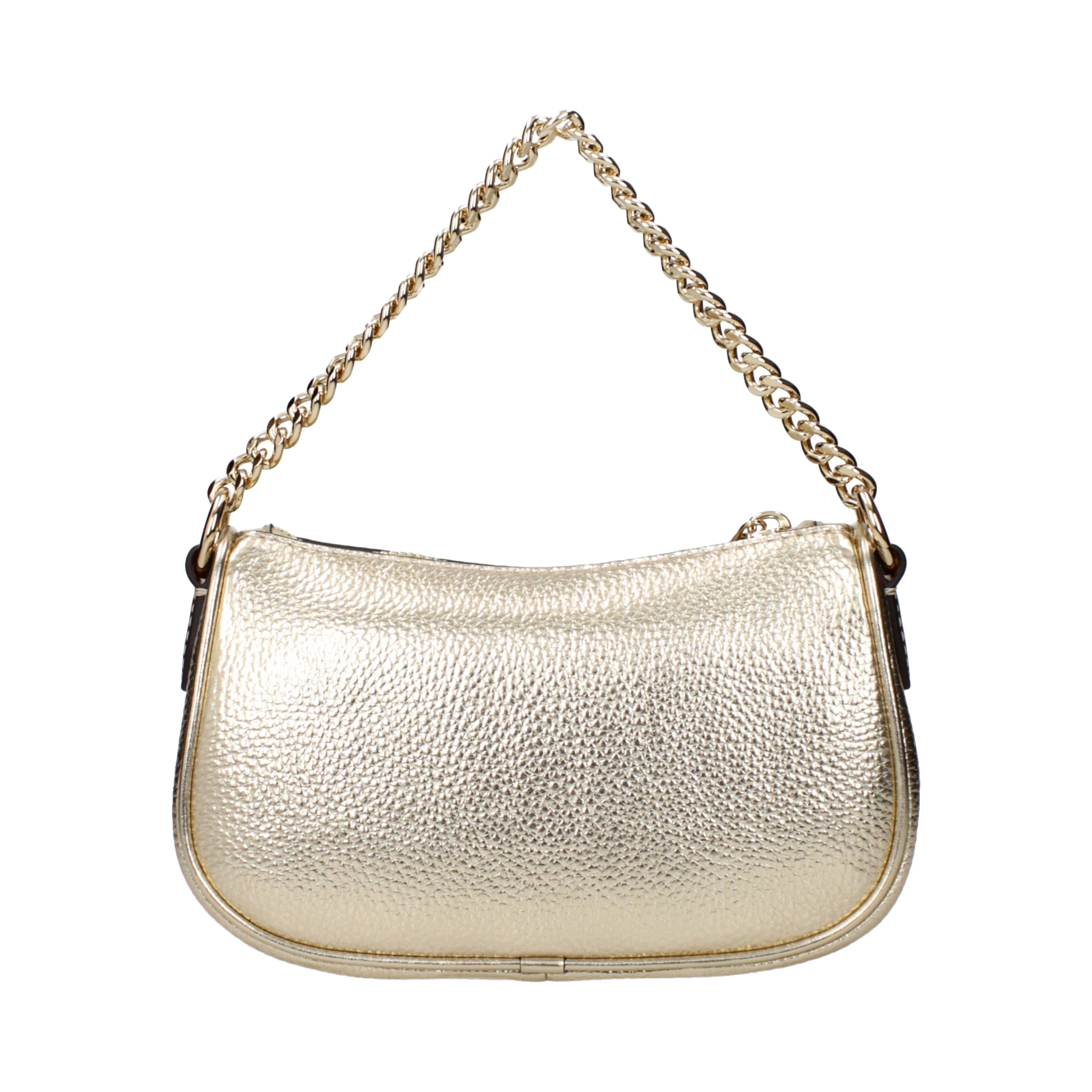 Gold Leather Handbag