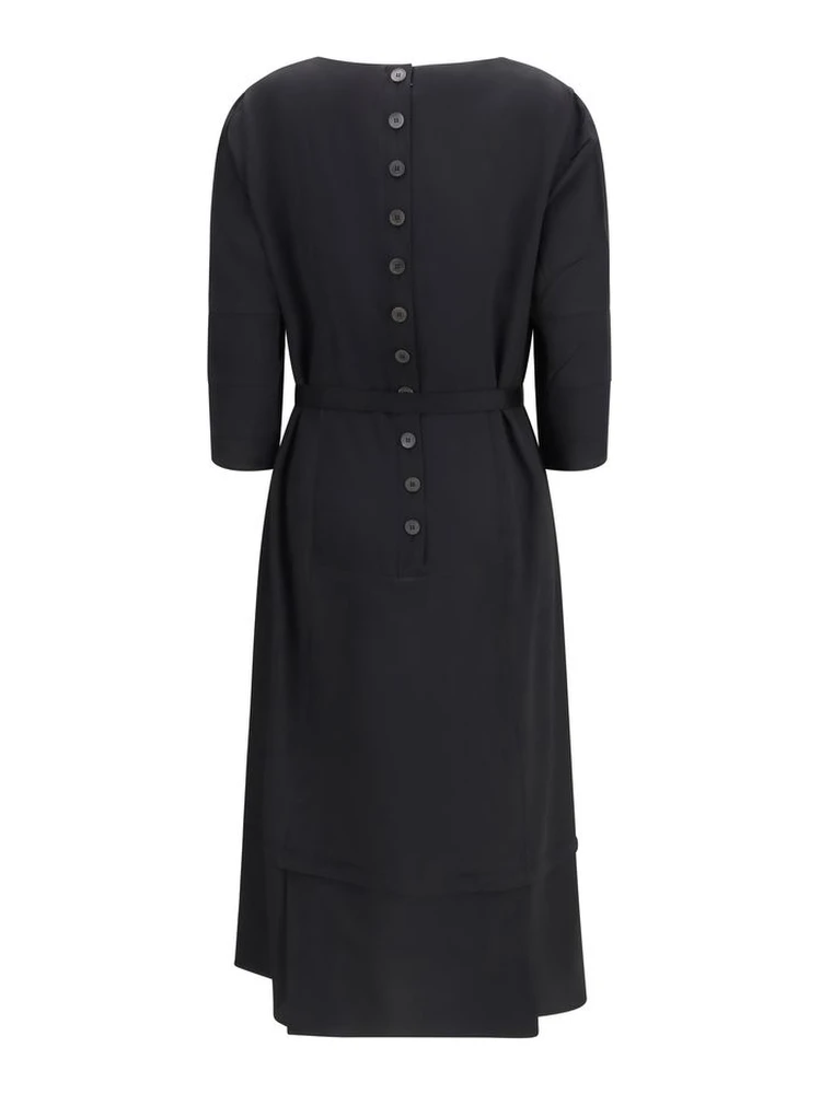 Black Wool Casual Dress alternative