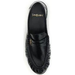 Black Lamb Ovis Aries Aries Slip-On Loafers
