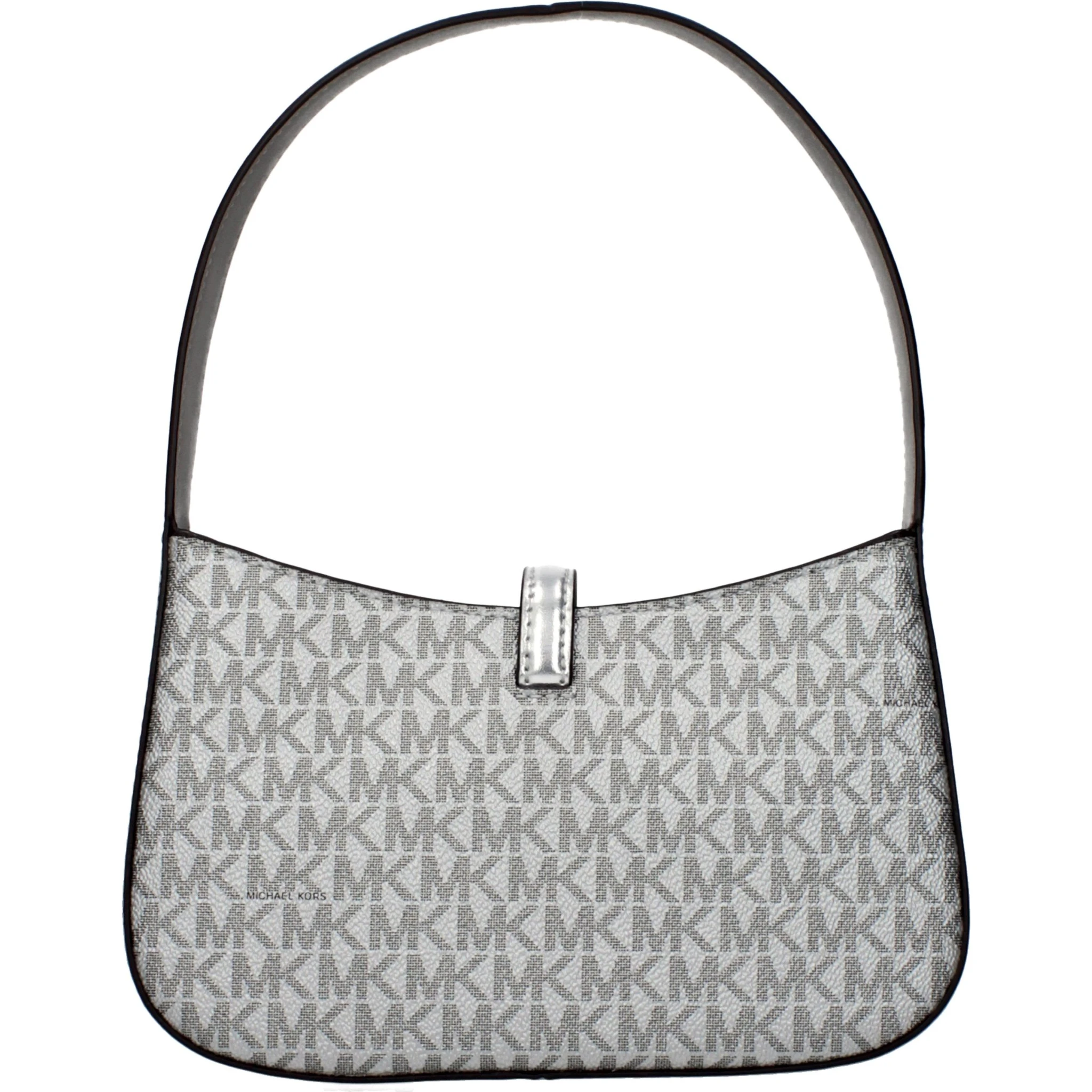 Gray Fabric Handbag