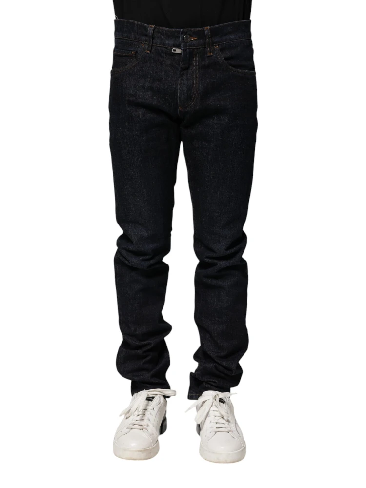 Black Cotton Skinny Denim Men Jeans alternative