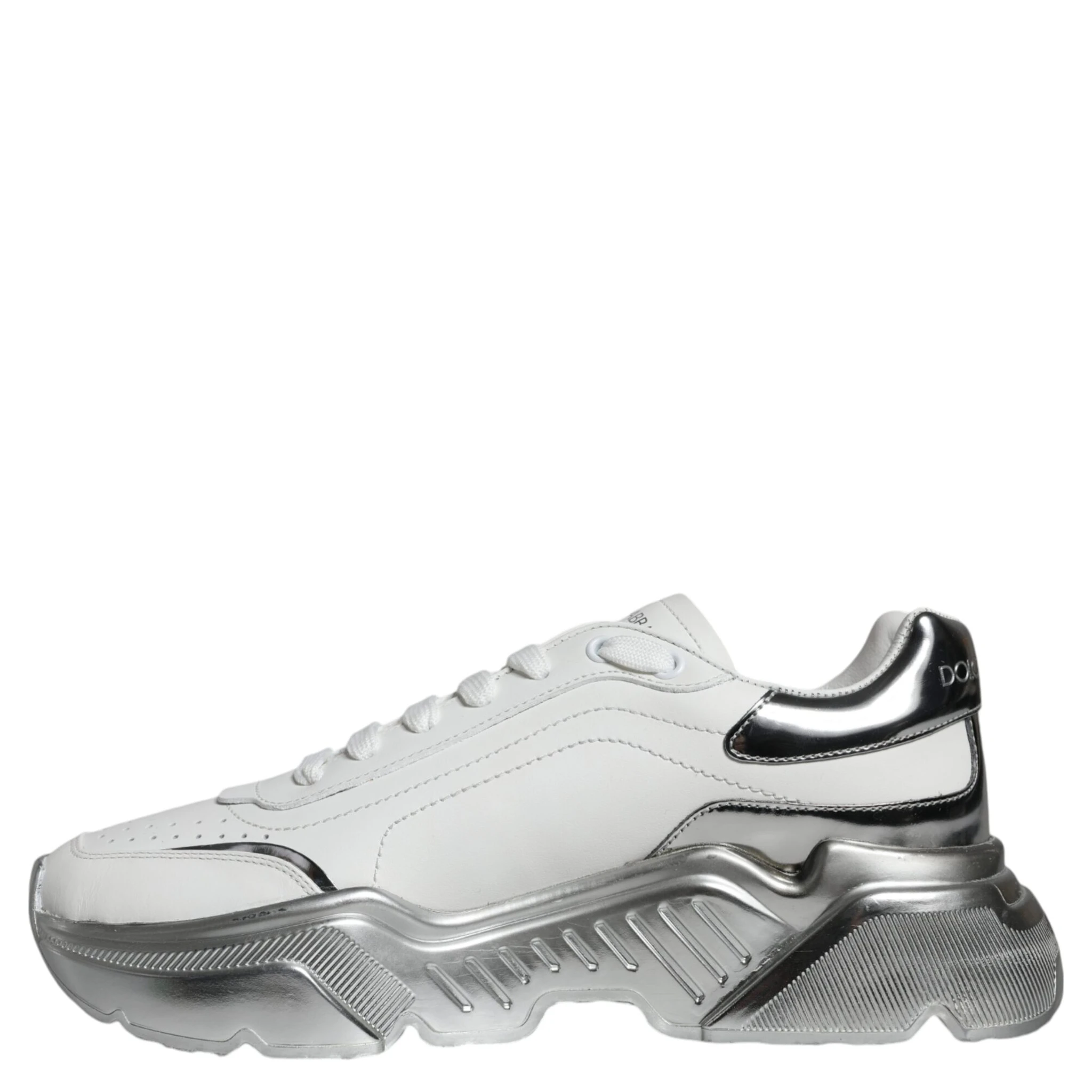 White Silver Daymaster Low Top Sneakers Shoes