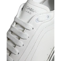 White Silver Daymaster Low Top Sneakers Shoes