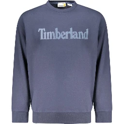 Blue Cotton Men's Sweatshirt
