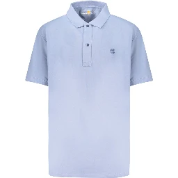 Azzurro Cotton Men Polo Shirt