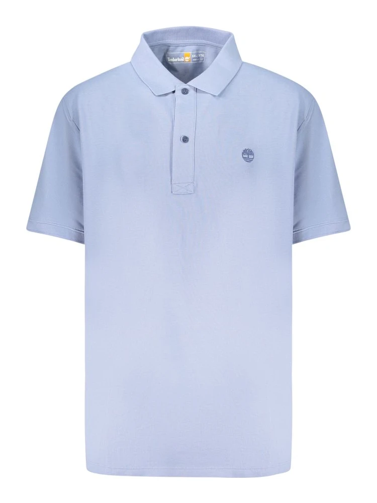 Azzurro Cotton Men Polo Shirt